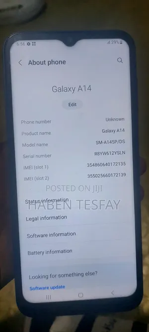 Samsung Galaxy A14 128 GB Black