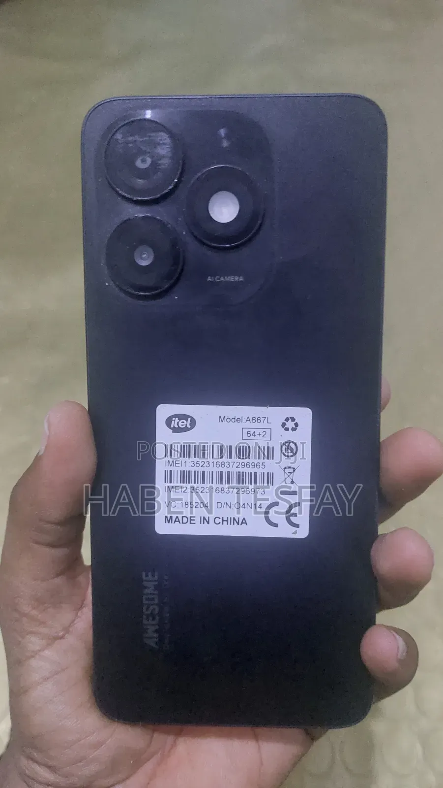Itel A50 128 GB Black