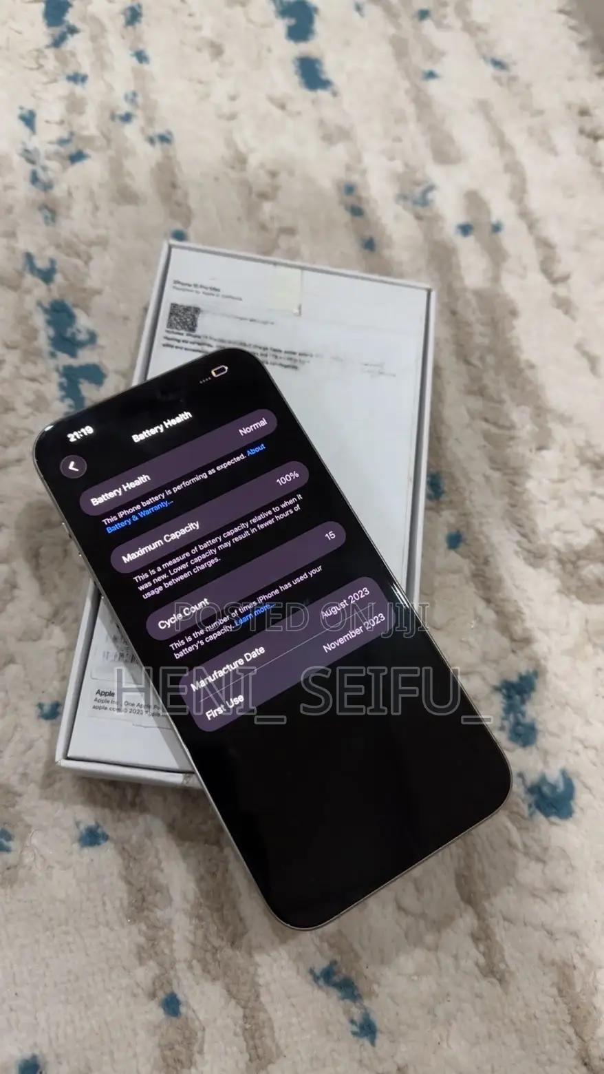 New Apple iPhone 15 Pro Max 256 GB Gray