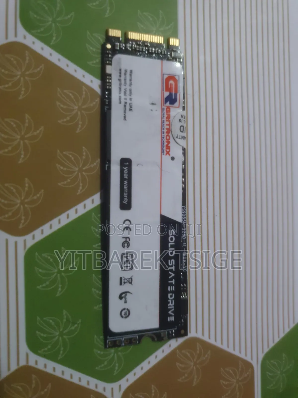 Gritronix M.2 512gb SSD