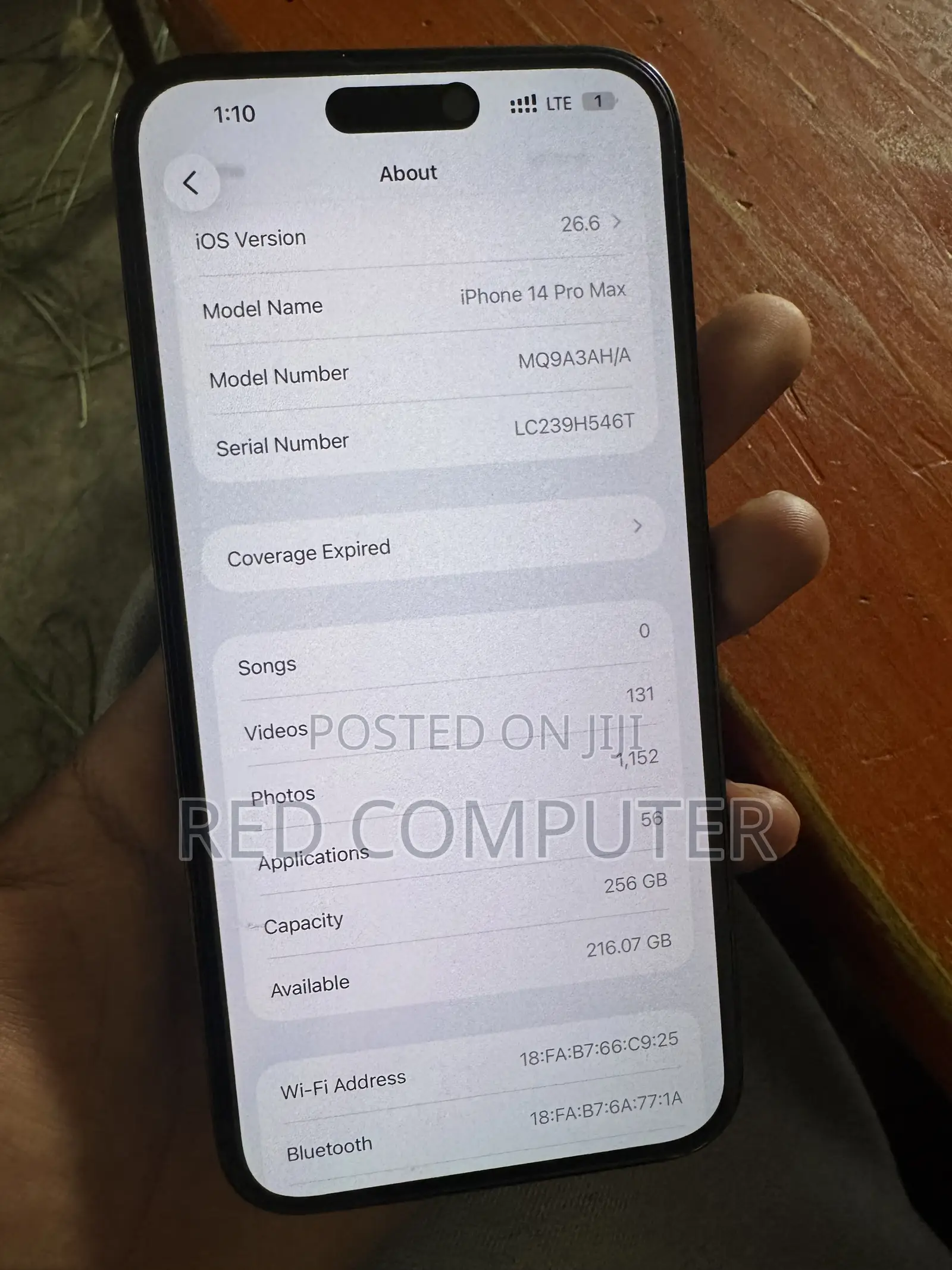 Apple iPhone 14 Pro Max 256 GB Black