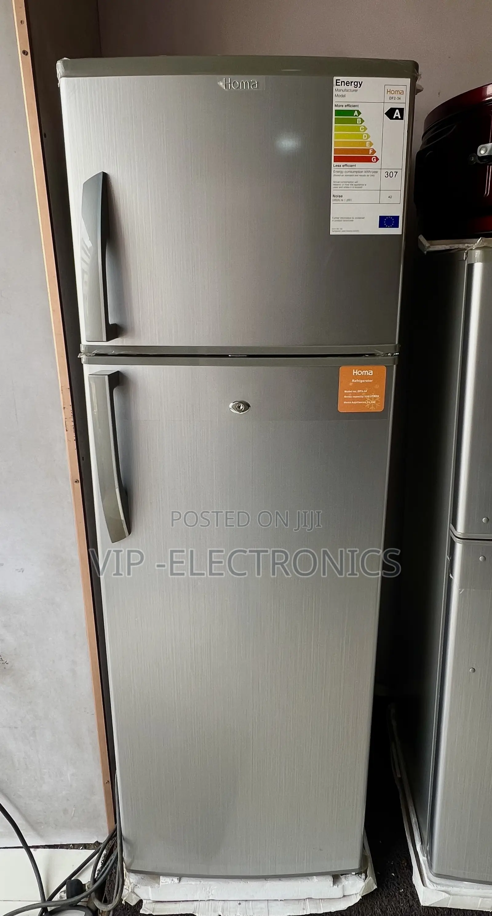 Homa Refrigerator – Energy Efficiency Class: A