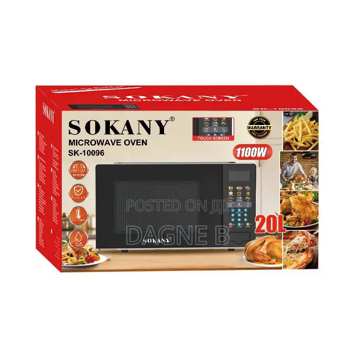 Microwave Sokany 20-Liter Digital Microwave Oven ሶካኒ ዲጂታል ማይክሮዌቭ