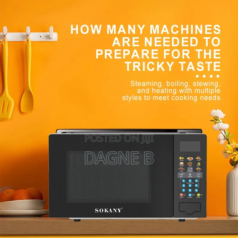 Microwave Sokany 20-Liter Digital Microwave Oven ሶካኒ ዲጂታል ማይክሮዌቭ