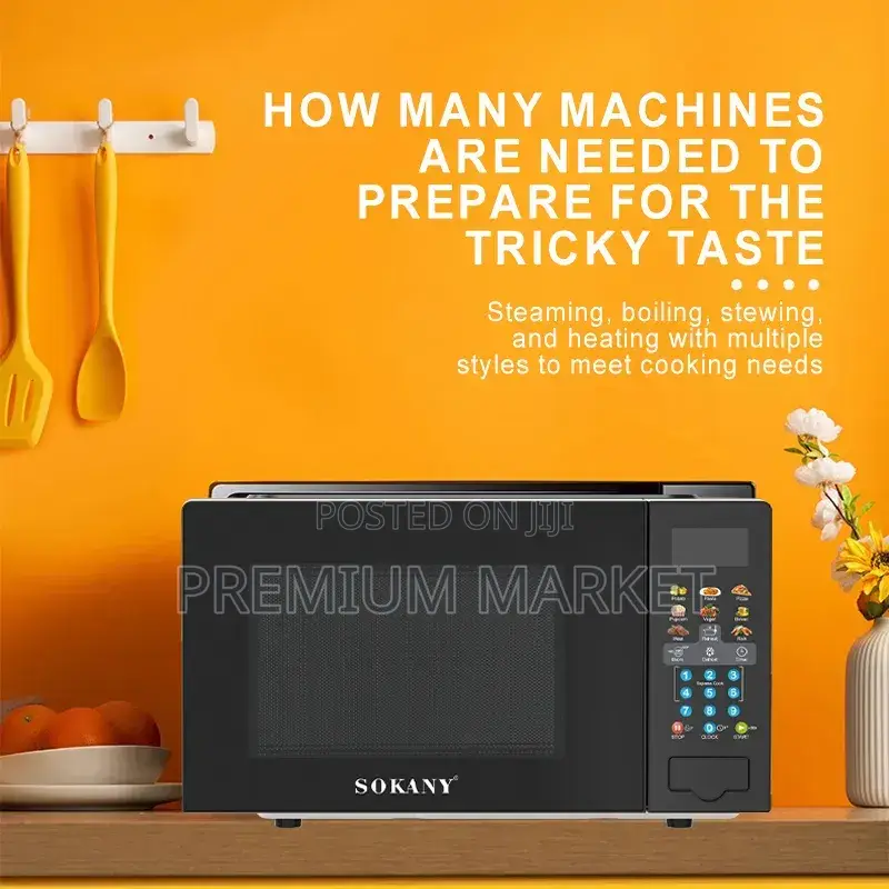 Microwave Sokany 20-Liter Digital Microwave Oven ሶካኒ ዲጂታል ማይክሮዌቭ