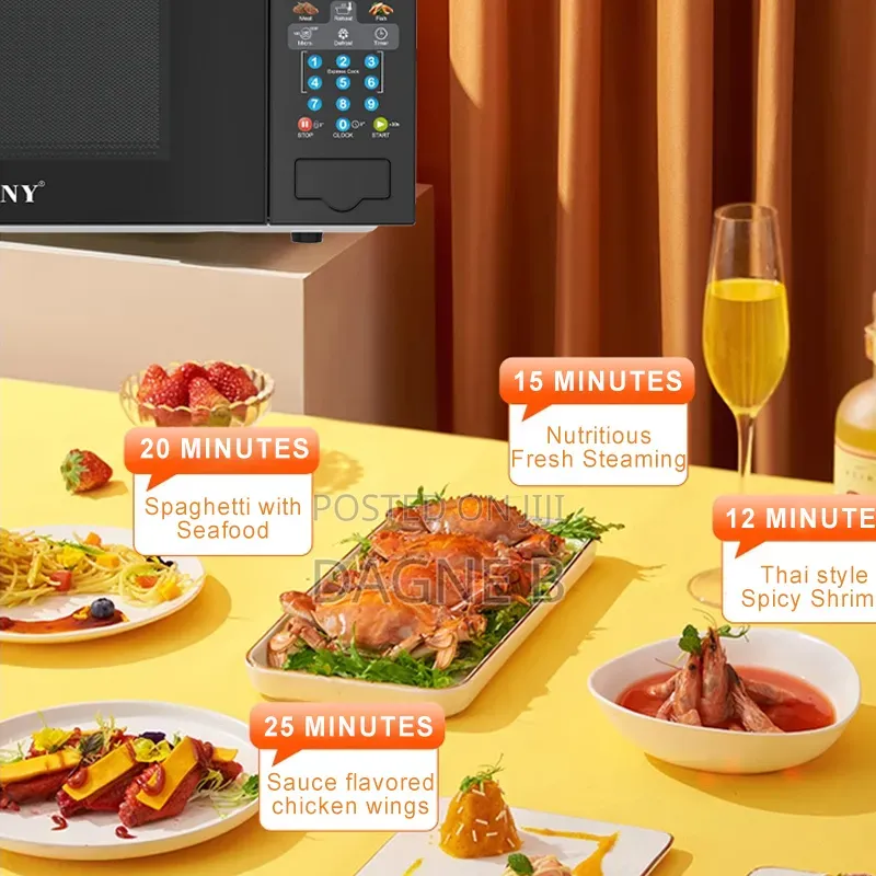 Microwave Sokany 20-Liter Digital Microwave Oven ሶካኒ ዲጂታል ማይክሮዌቭ