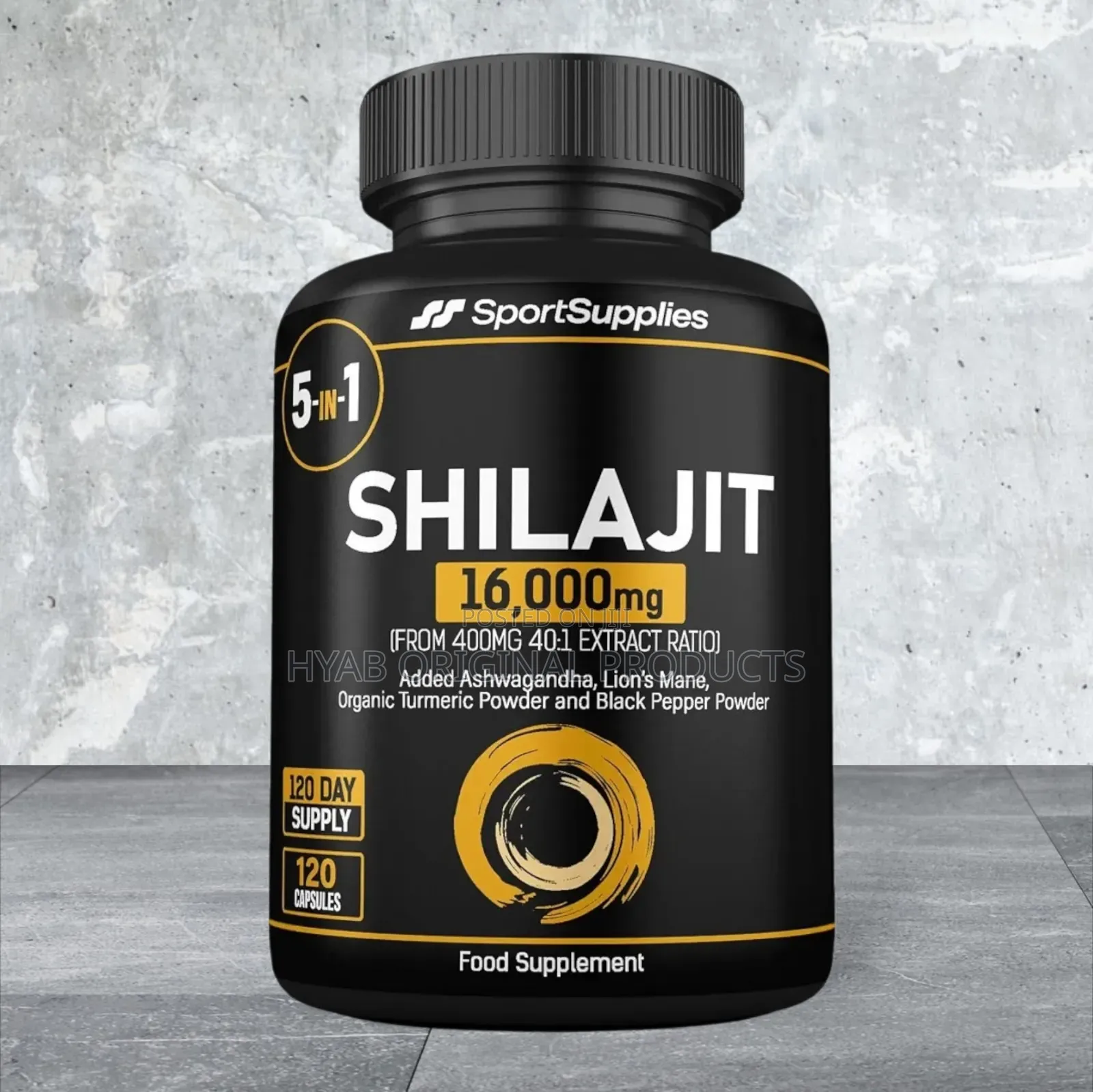 Shilajit 16,000mg -120 Days Supply - 60% Fulvic Acid -
