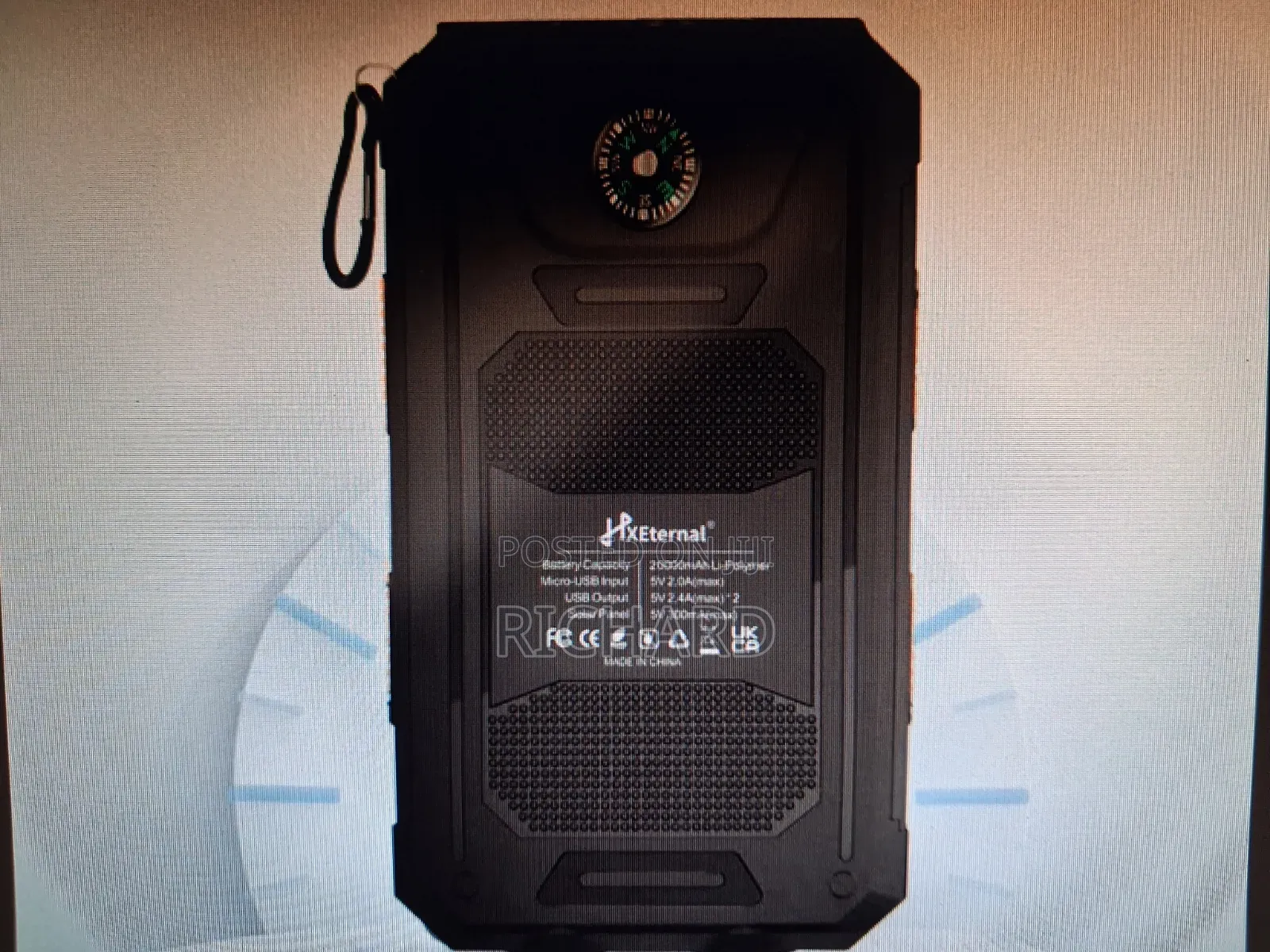 Solar Powered Power Bank