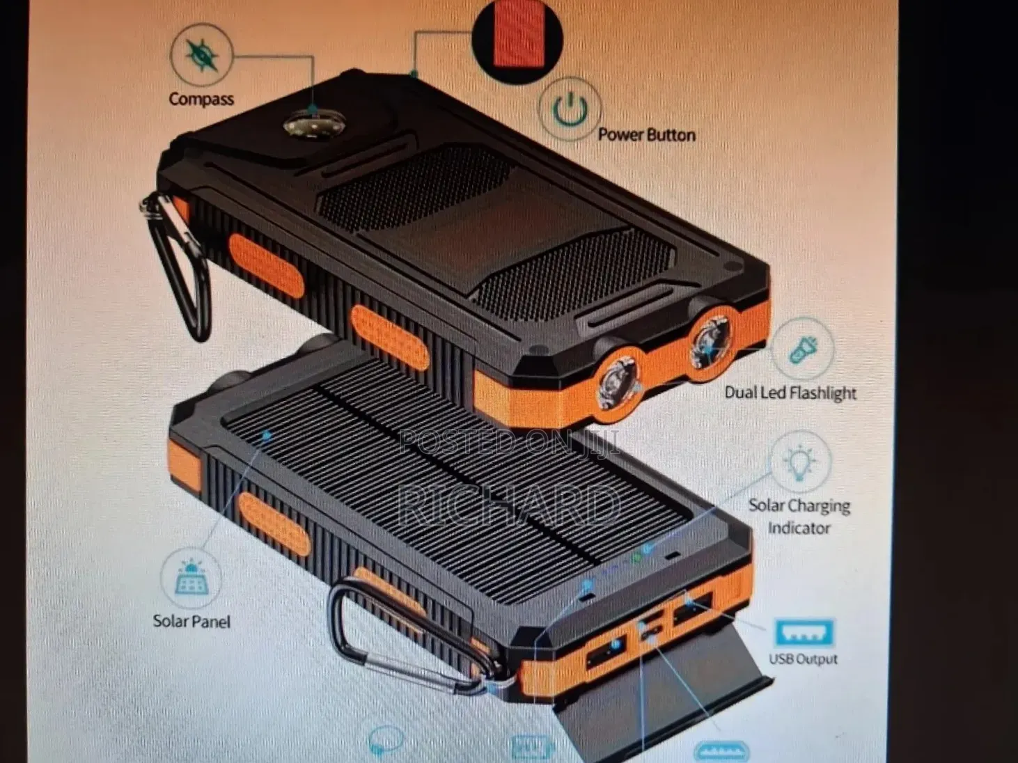 Solar Powered Power Bank
