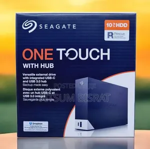 Seagate One Touch Hub 10 Tb External Hard Drive HDD