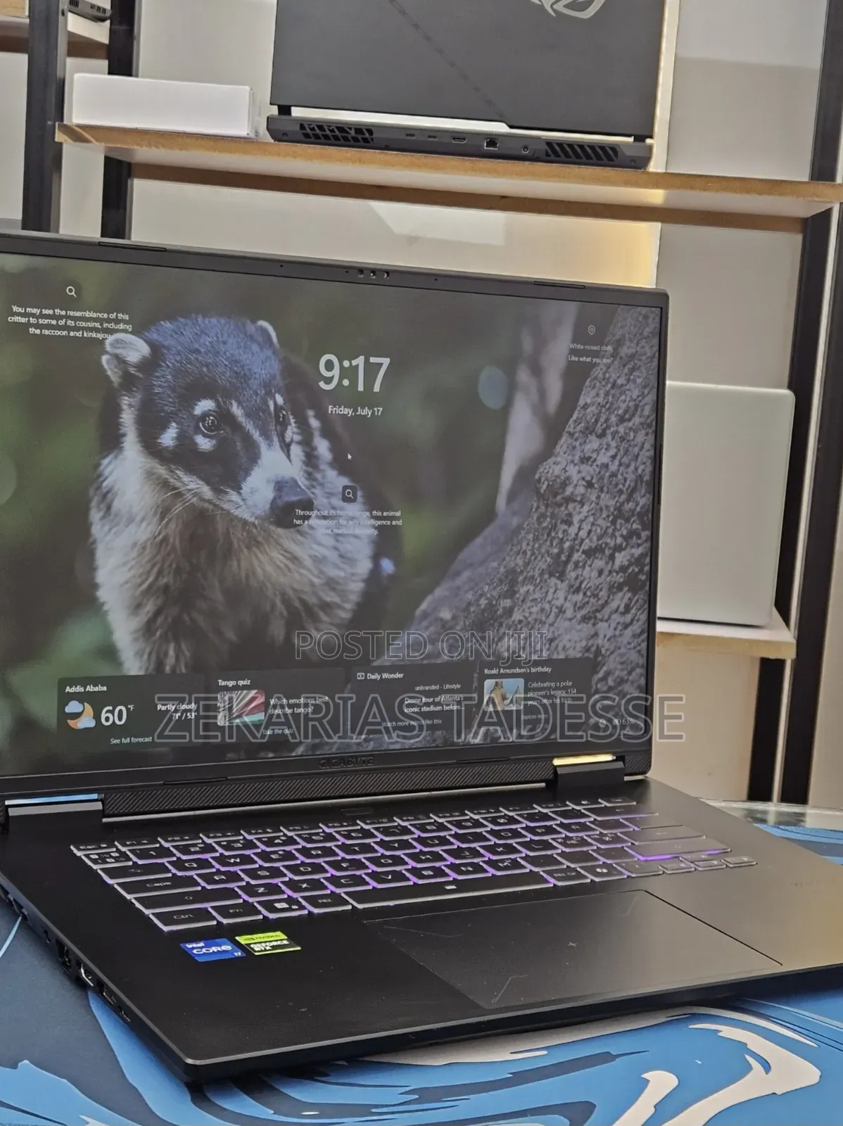 New Laptop Gigabyte GAMING A16 16GB Intel Core i7 SSD 1T