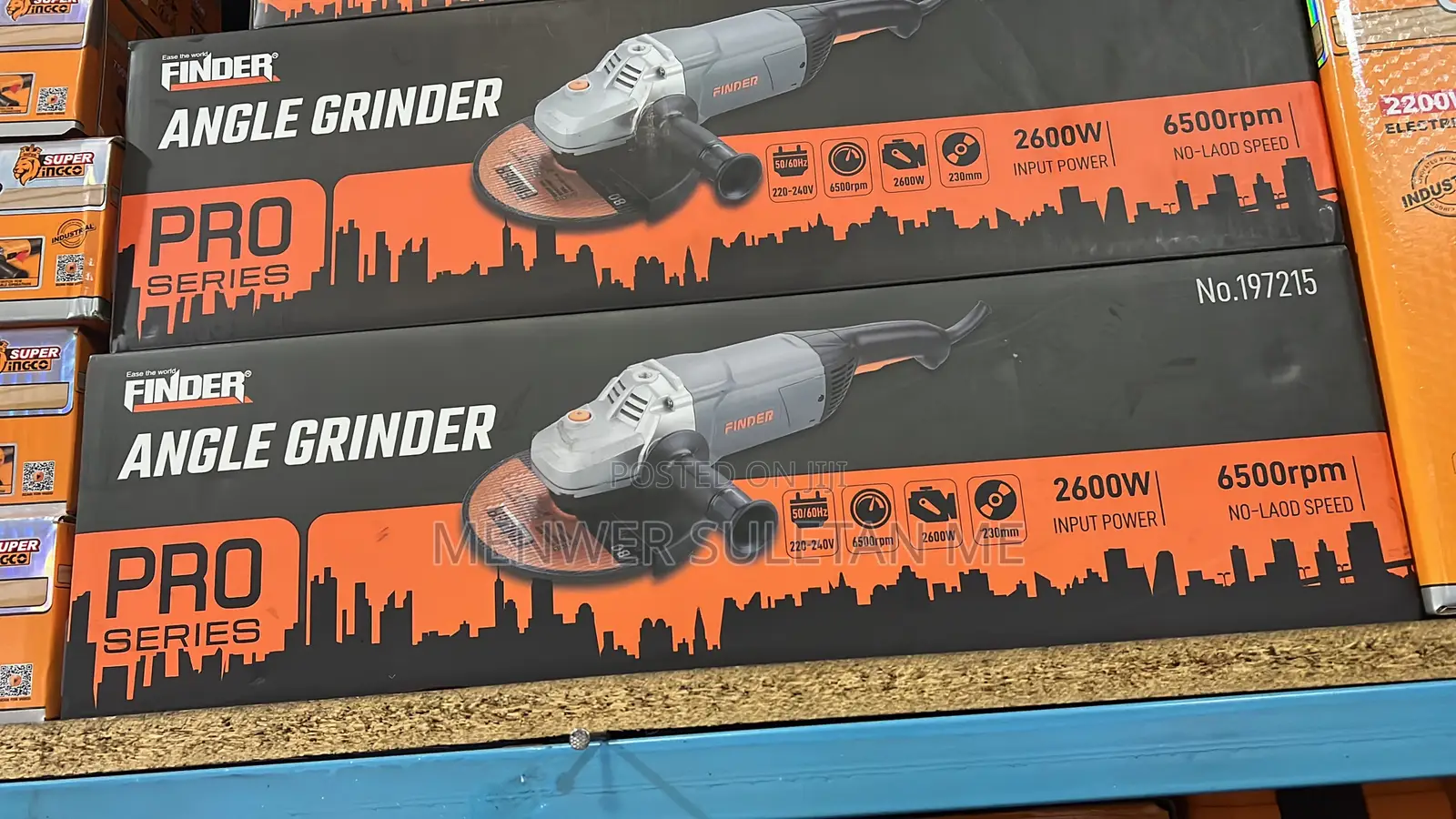 Finder 2600 Wat Angle Grinder