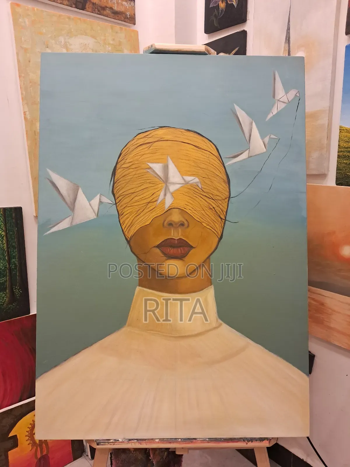 Acrylic Painting on Canvas 1meter by 70cm