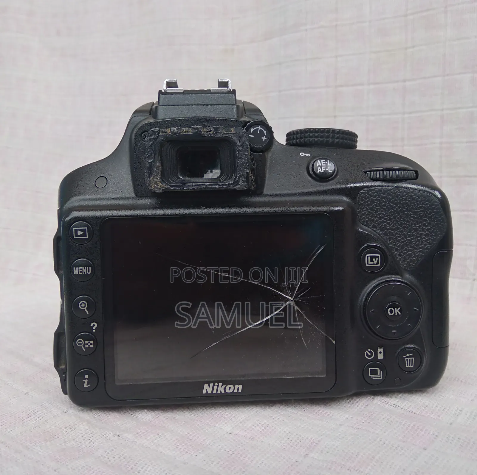 Nikon D3300 Screen Crashed Only