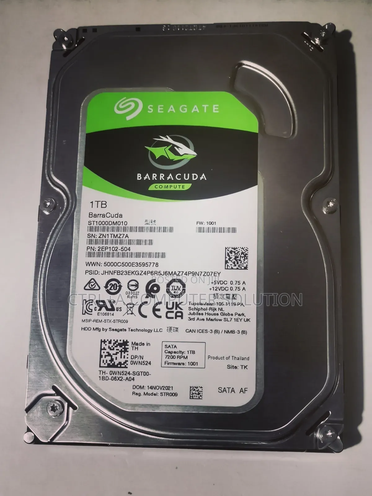 Band New 1TB Seagate Barracuda Hard Disk