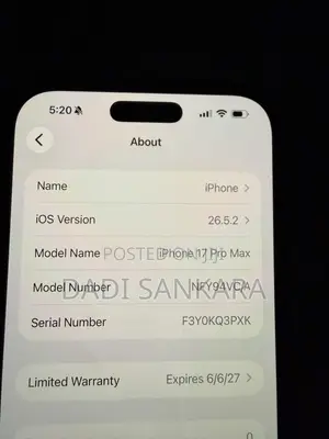 Apple iPhone 17 Pro Max 256 GB Orange