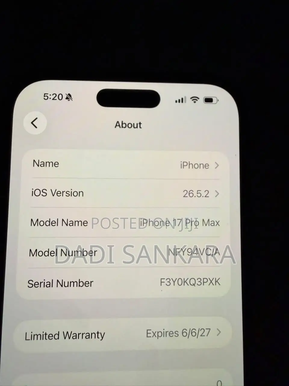 Apple iPhone 17 Pro Max 256 GB Orange