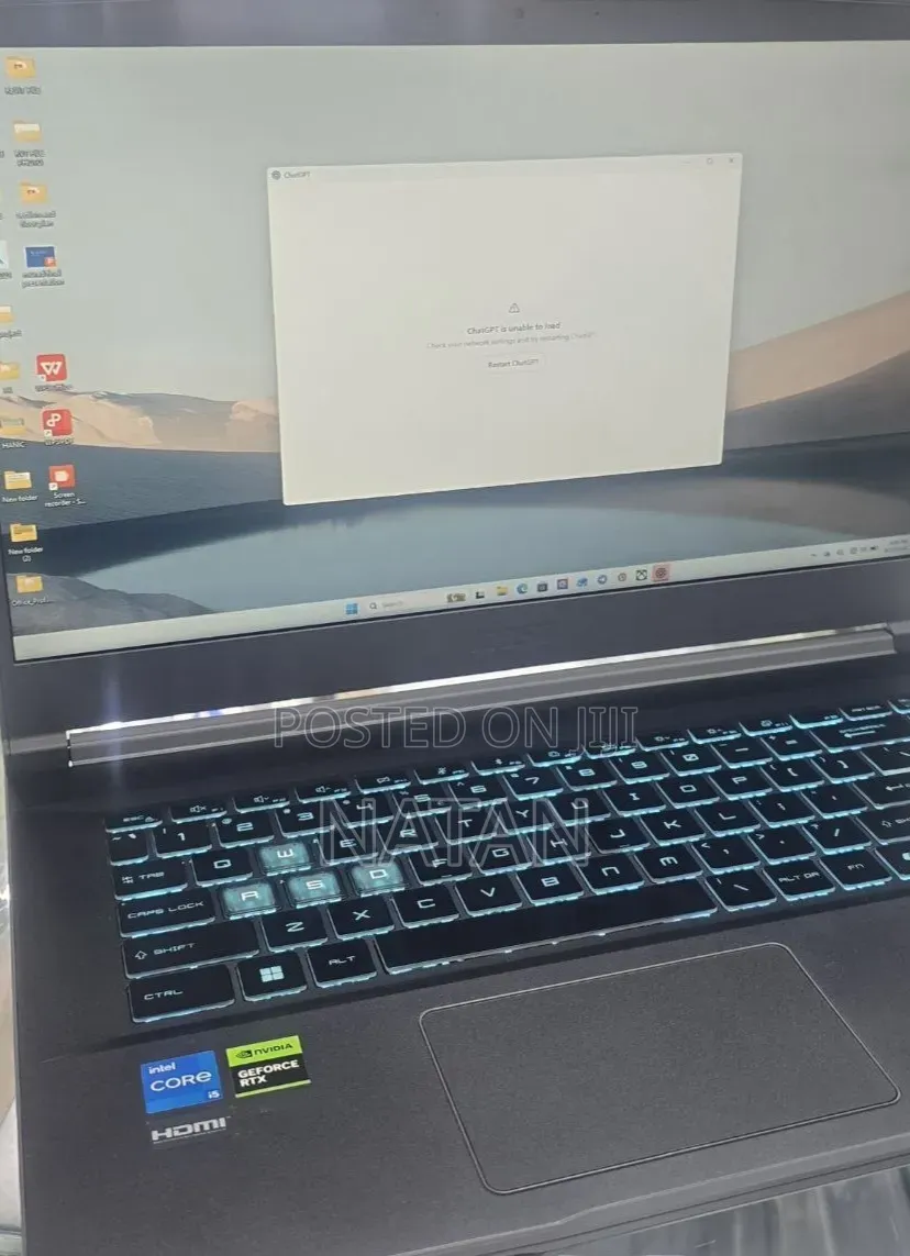 New Laptop MSI GF75 Thin 16GB Intel Core i5 SSD 512GB