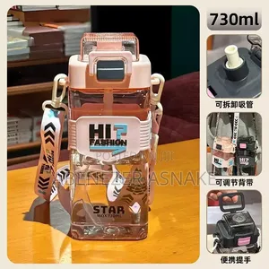 Flip Top Strap Water Bottles