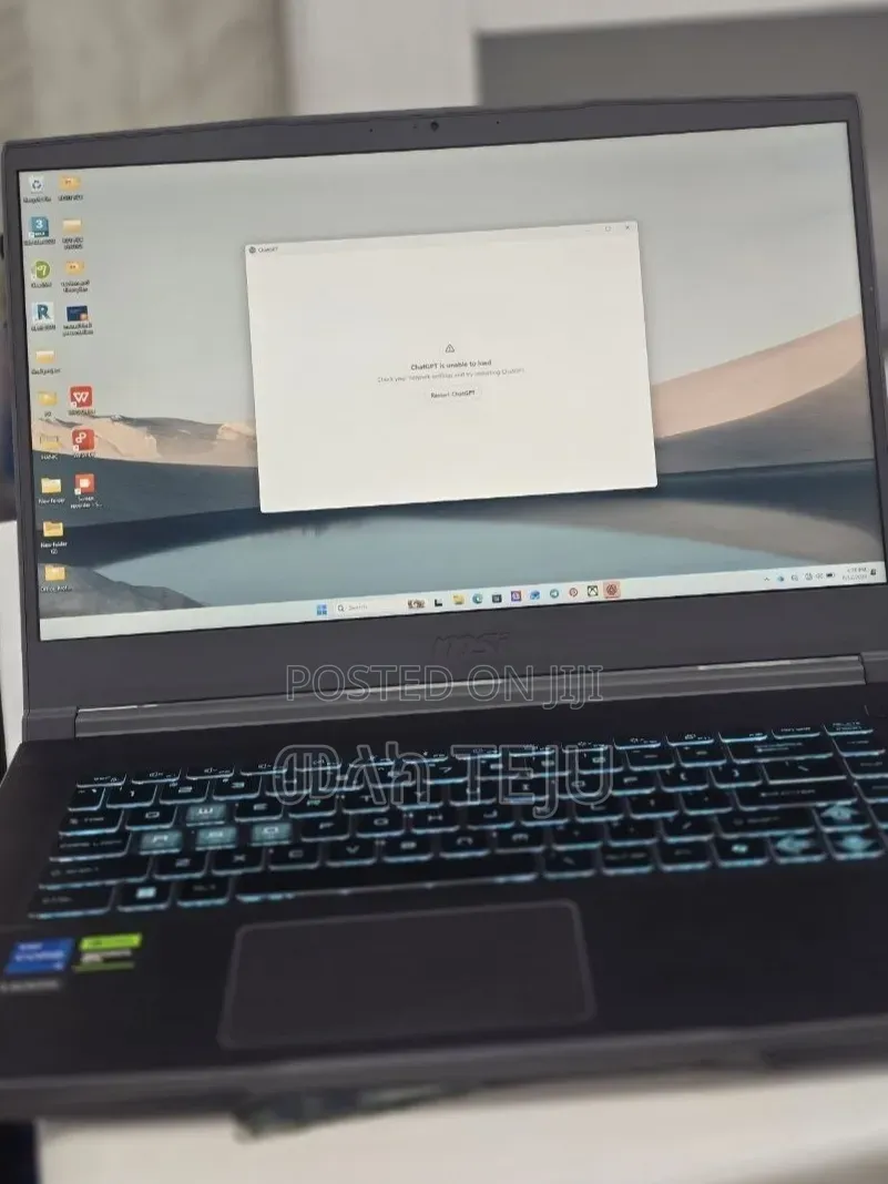 New Laptop MSI MSI Sword 15 16GB Intel Core i5 SSD 1T
