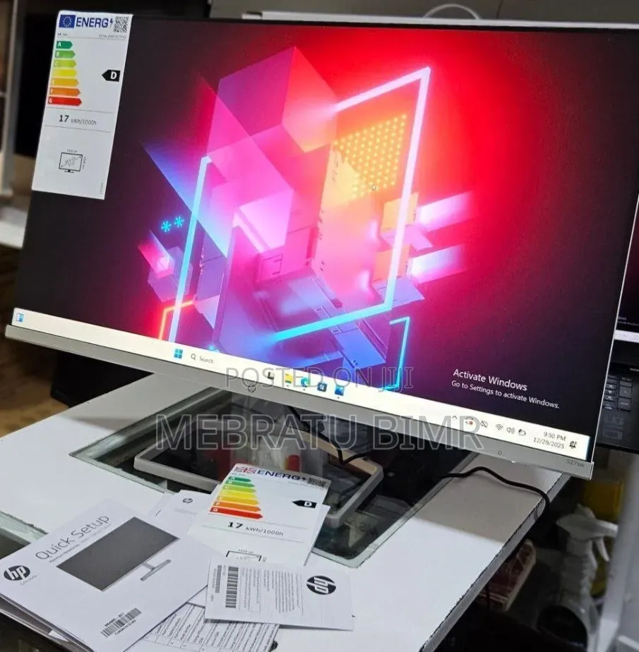 HP 27 Inch Frameless Monitor Full HD