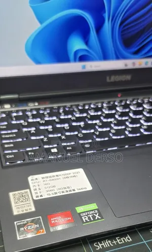 New Laptop Lenovo Legion 5 16GB AMD Ryzen 7 SSD 512GB