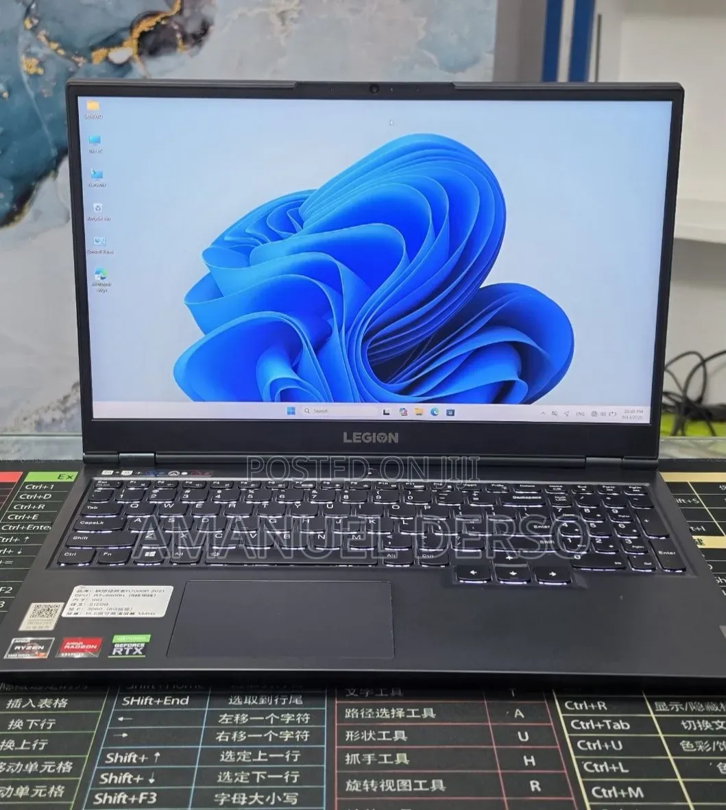 New Laptop Lenovo Legion 5 16GB AMD Ryzen 7 SSD 512GB