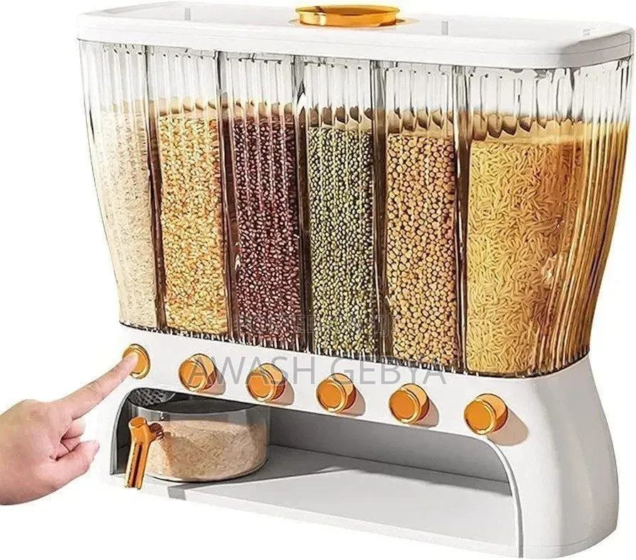 Multiple Dispenser for Cereals Grains