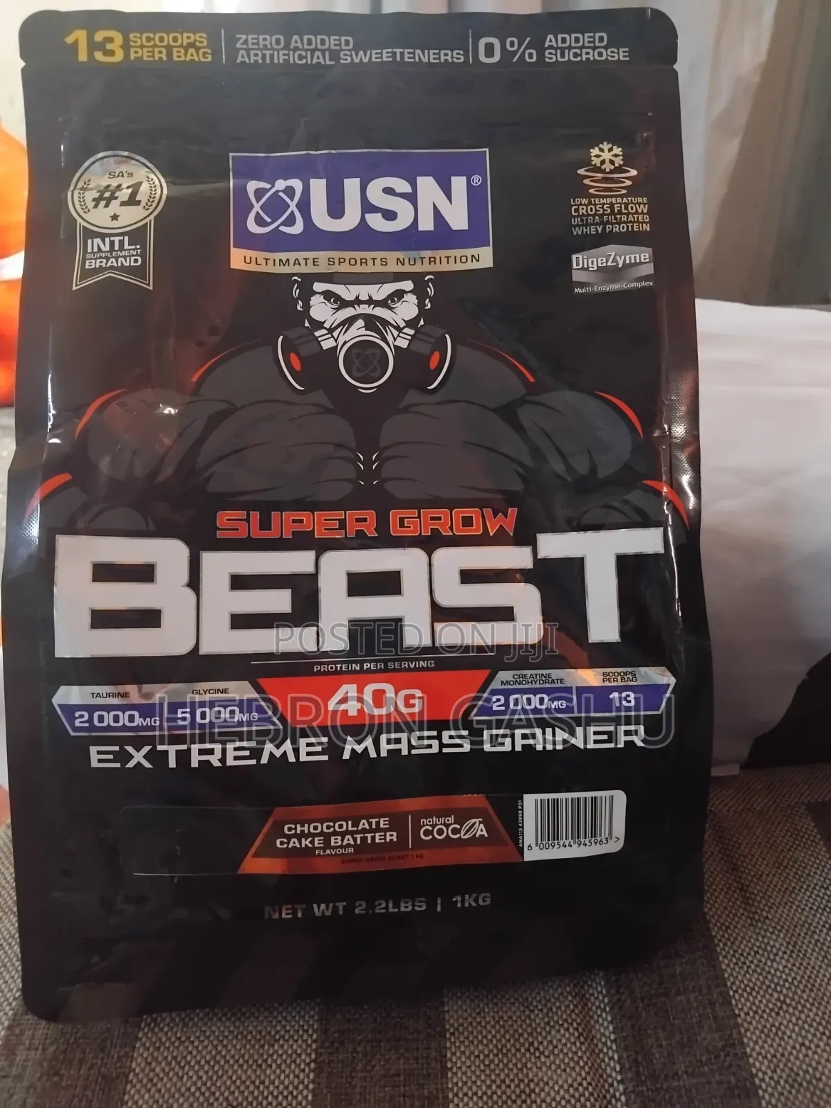 USN Super Grow Beast Extreme Mass Gainer 1KG