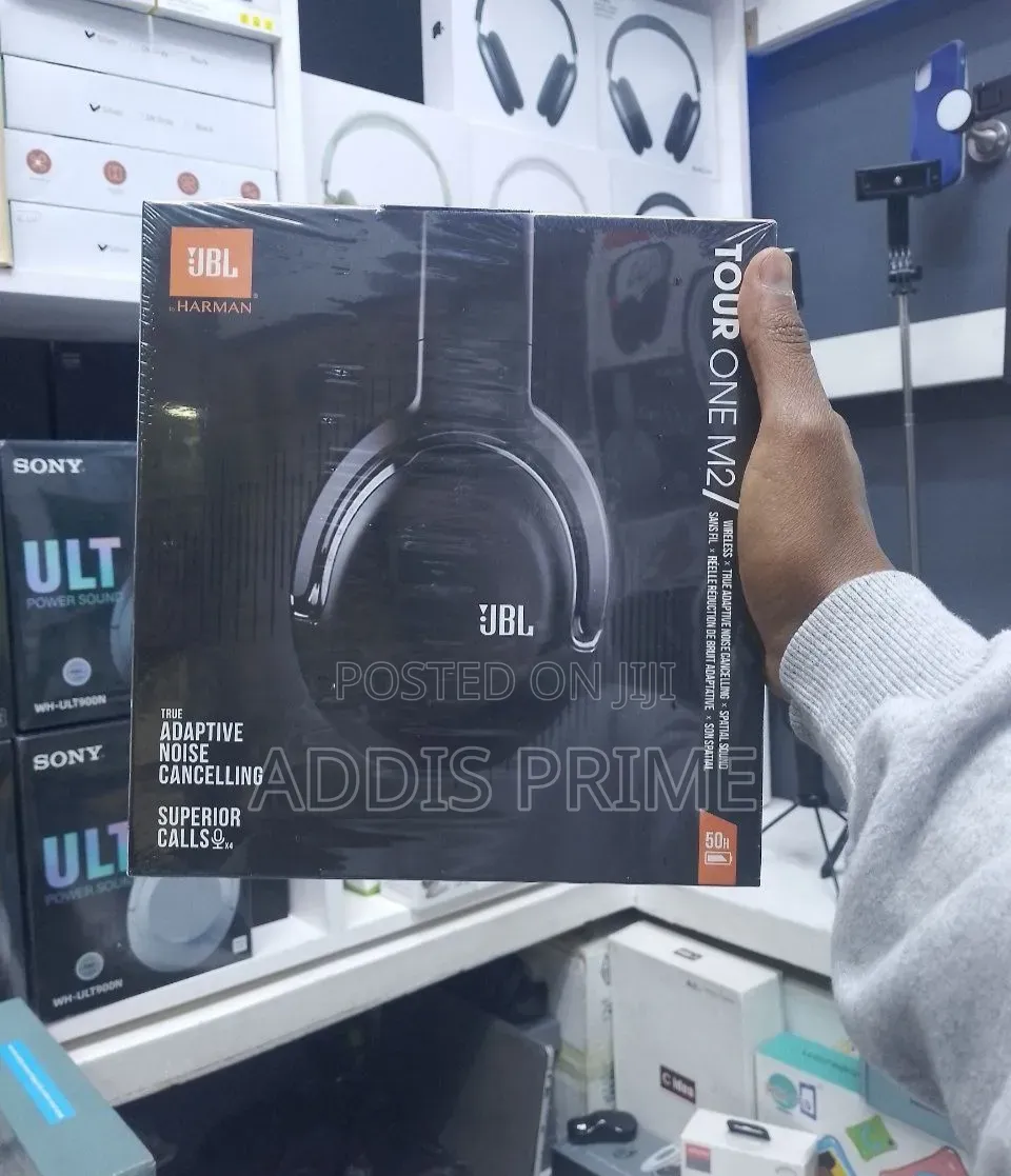 JBL Tour One M2 Wireless Headset–Adaptive Noise Cancelling 50H Battery