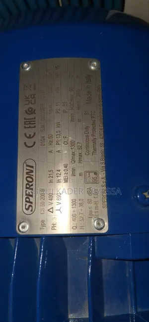 Speroni Centrifugal Pump 15hp Made in Italy