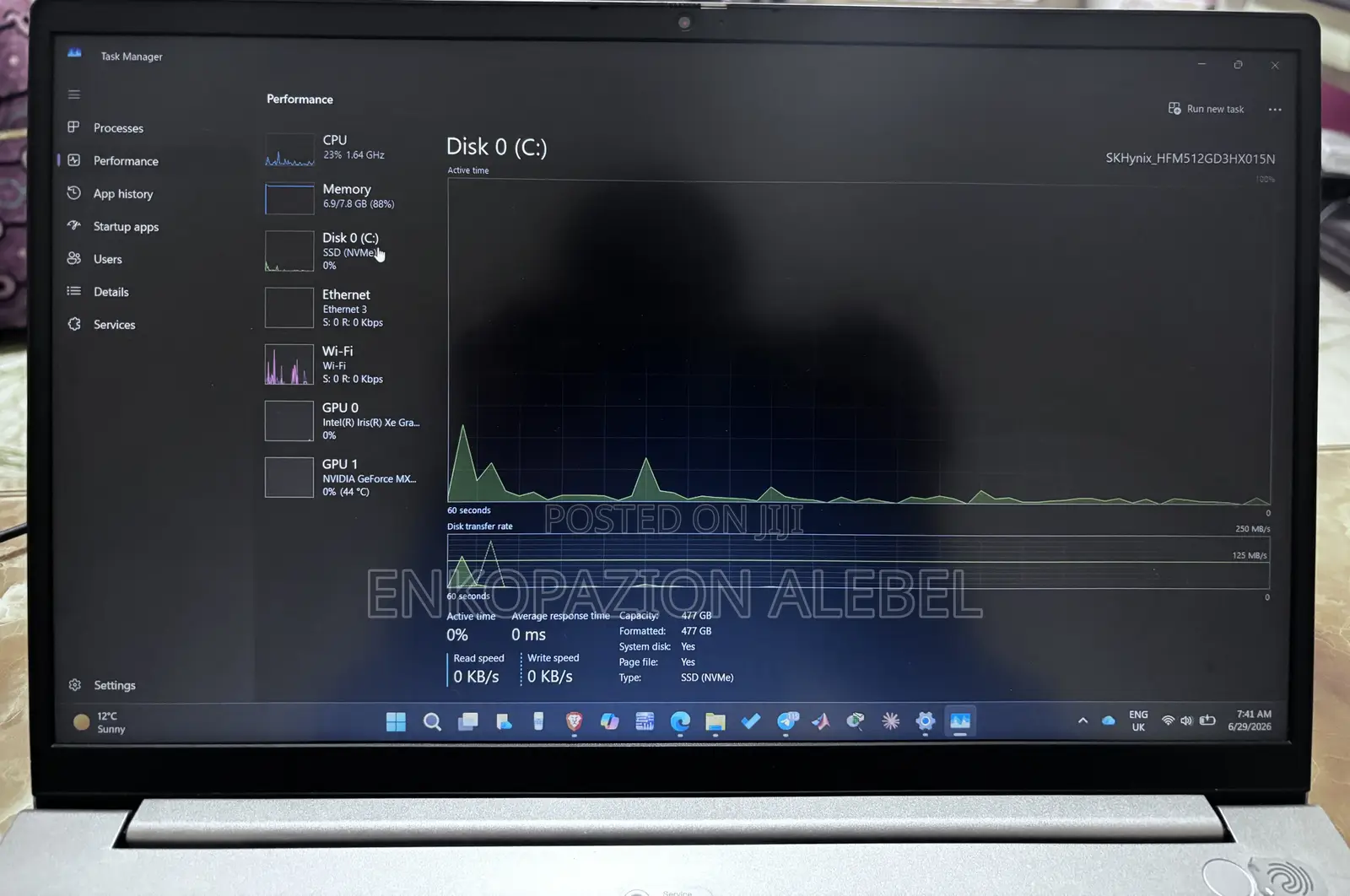 Laptop Lenovo ThinkBook 15 8GB Intel Core i7 SSD 512GB