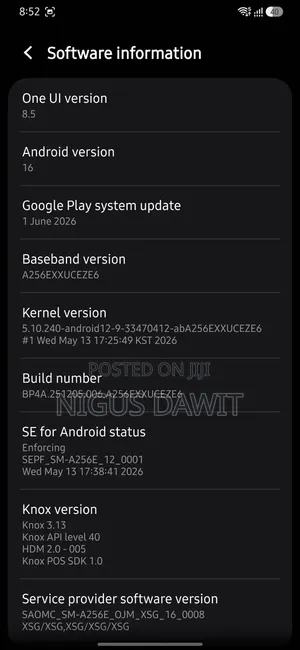 Samsung Galaxy A25 128 GB White