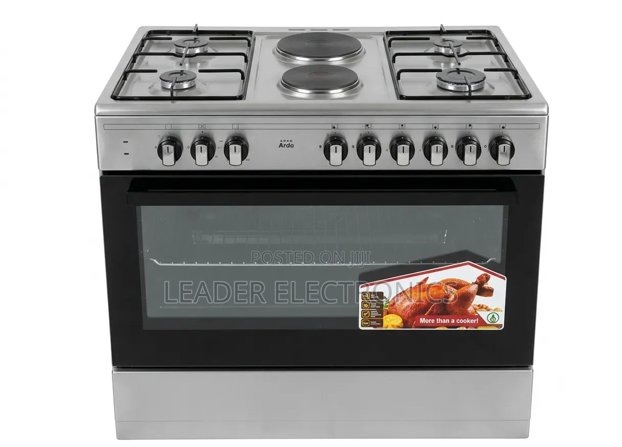 Ardo Freestanding Oven 60×90cm – Large Capacity, Powerful Heating