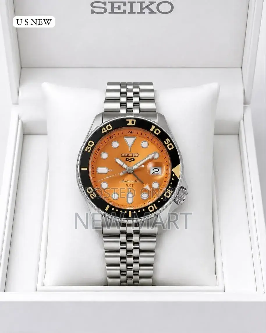 Shows the Seiko 5 Sports GMT Watch