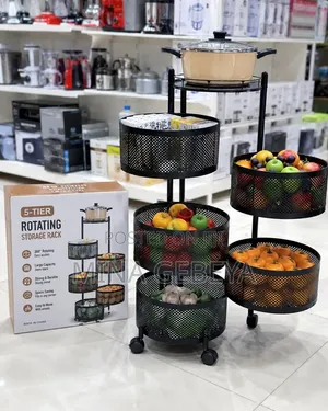 5 Layer Moveable Kitchen Storage Rack