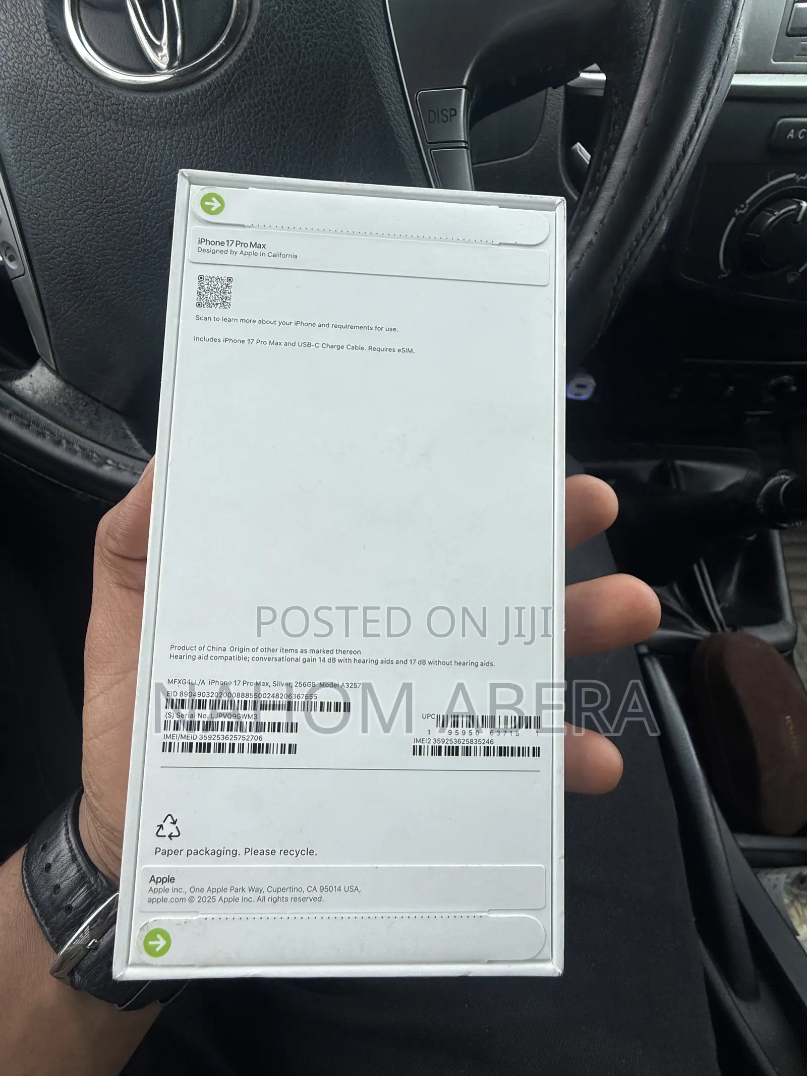 New Apple iPhone 17 Pro Max 256 GB Silver