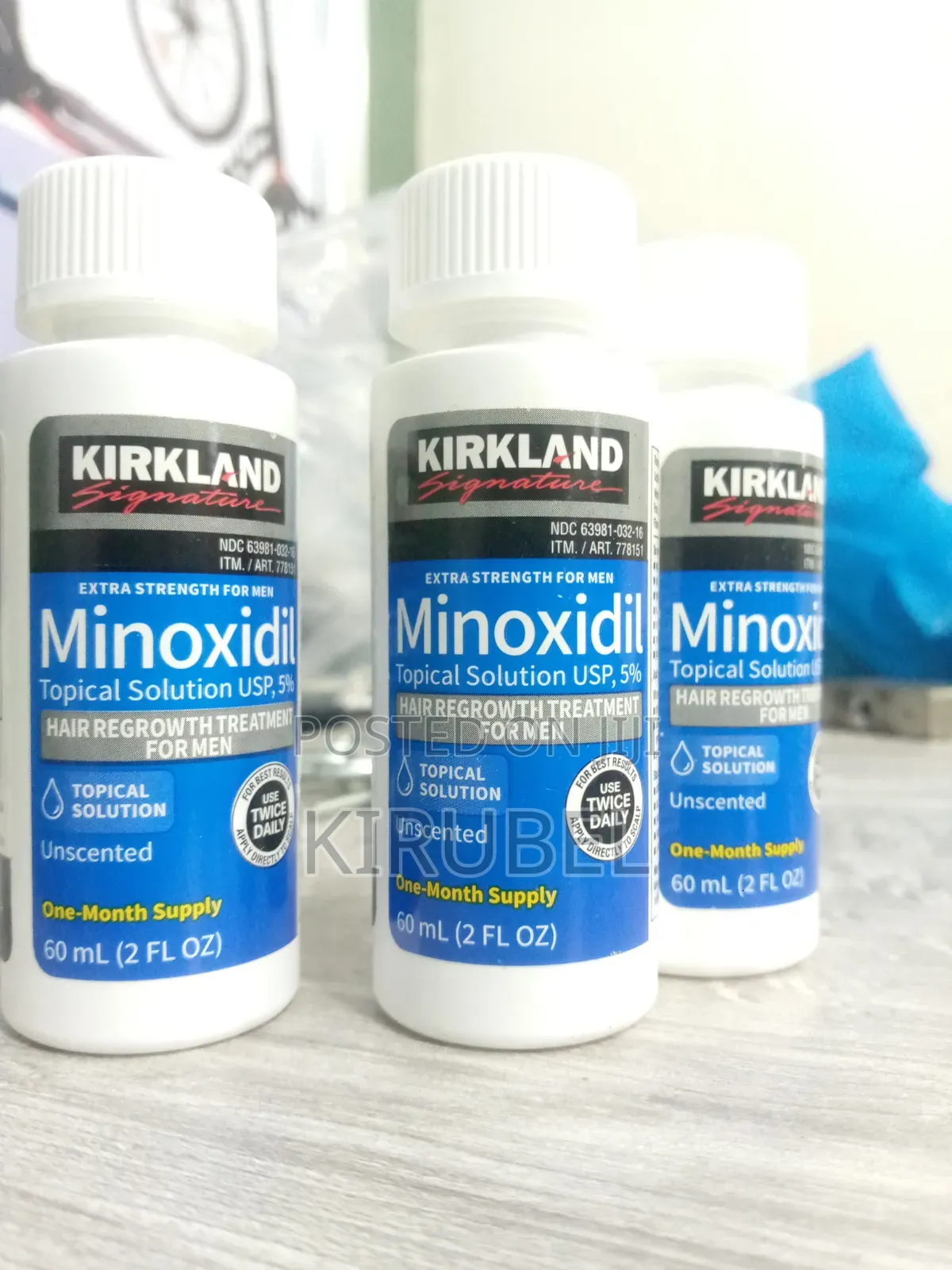 Baby Hair በ Kirkland Minoxidil የፈጠነ