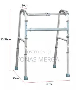 Aluminium Folding Zimmer Frame包疚Material: Sturdy Without Wheel