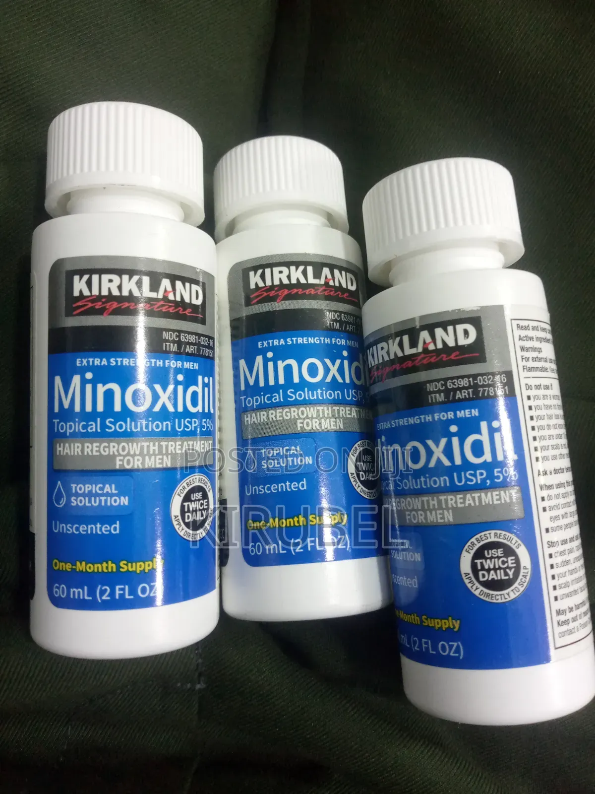 Minoxidil አለን ስንል Original ብቻነው!