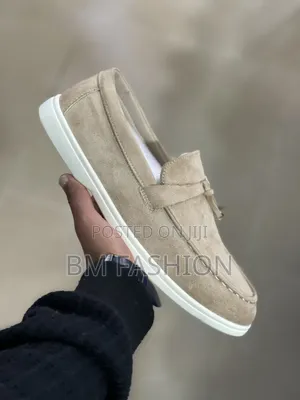 Suede Tassel Loafers