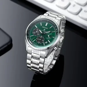 Silver Seiko Chronograph Watch
