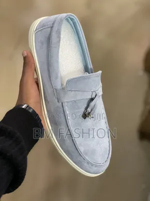 Soft Baby Blue Loafers