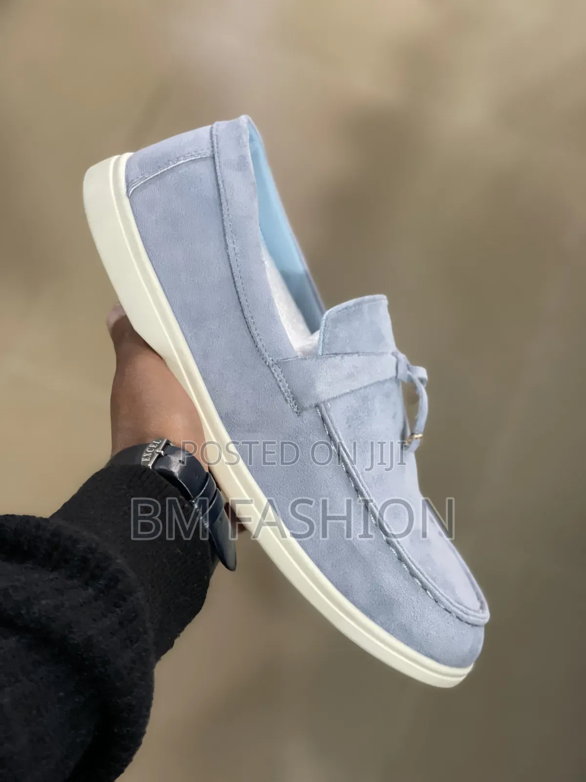 Soft Baby Blue Loafers
