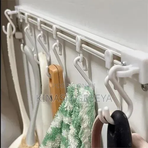 Sliding S Hooks for Kitchen Cabinet