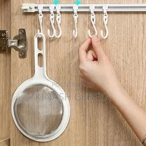 Sliding S Hooks for Kitchen Cabinet