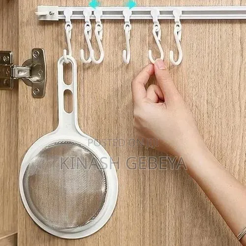 Sliding S Hooks for Kitchen Cabinet