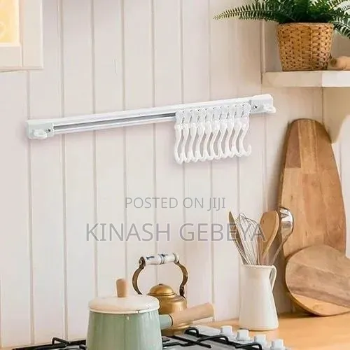 Sliding S Hooks for Kitchen Cabinet