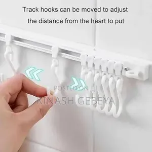 Sliding S Hooks for Kitchen Cabinet