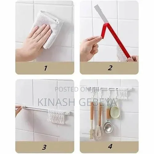 Sliding S Hooks for Kitchen Cabinet